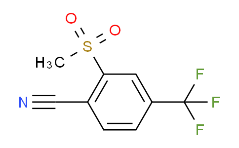 CAS No. 1383827-77-7, 2-Methanesulfonyl-4-(trifluoromethyl)benzonitrile