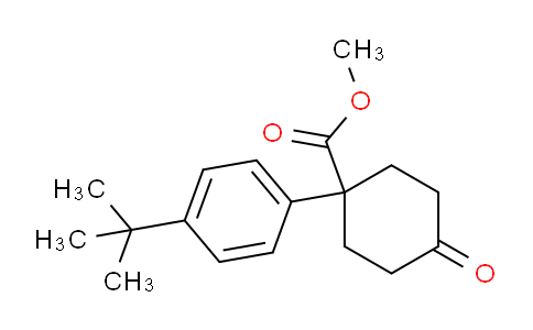 CAS No. 1385694-49-4, Methyl 1-(4-tert-Butylphenyl)-4-oxocyclohexanecarboxylate