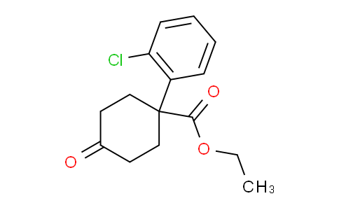 CAS No. 1385694-52-9, Ethyl 1-(2-Chlorophenyl)-4-oxocyclohexanecarboxylate