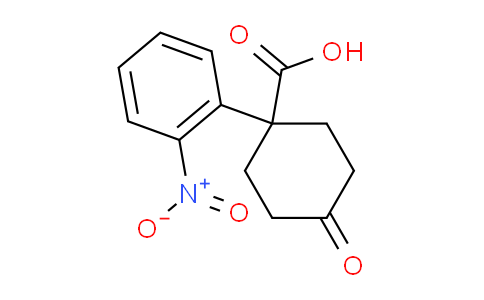 CAS No. 1385694-66-5, 1-(2-Nitrophenyl)-4-oxocyclohexanecarboxylic Acid