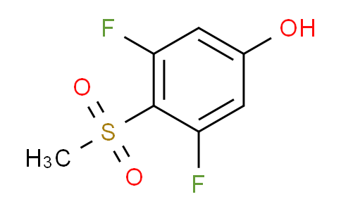 CAS No. 1447123-15-0, 3,5-Difluoro-4-(methylsulfonyl)phenol