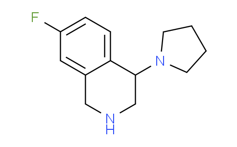 CAS No. 1447948-93-7, 7-Fluoro-4-(pyrrolidin-1-yl)-1,2,3,4-tetrahydroisoquinoline