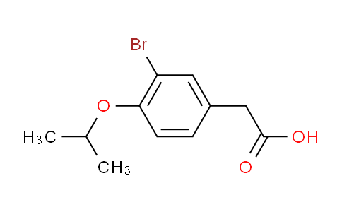 CAS No. 1522661-29-5, 3-Bromo-4-isopropoxyphenylacetic Acid
