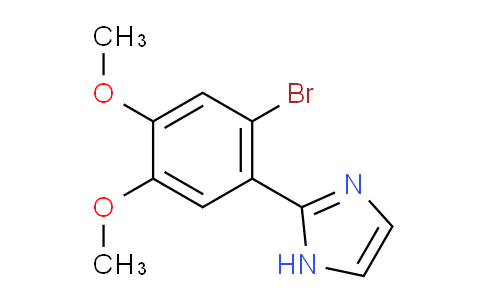 CAS No. 1822850-43-0, 2-(2-Bromo-4,5-dimethoxyphenyl)imidazole