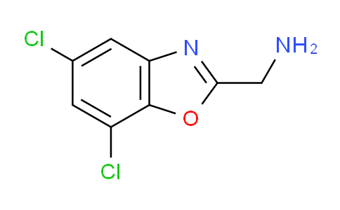 CAS No. 1267345-98-1, 5,7-Dichlorobenzoxazole-2-methanamine
