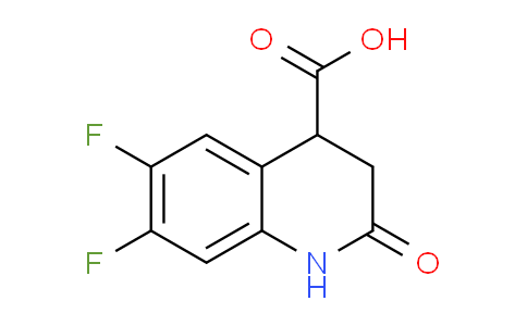 CAS No. 1269528-60-0, 6,7-Difluoro-2-oxo-1,2,3,4-tetrahydroquinoline-4-carboxylic acid