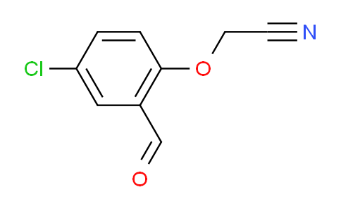 CAS No. 125418-96-4, (4-CHLORO-2-FORMYLPHENOXY)ACETONITRILE