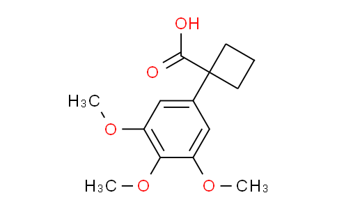 CAS No. 1260806-48-1, 1-(3,4,5-Trimethoxyphenyl)cyclobutanecarboxylic Acid