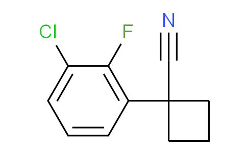 CAS No. 1260825-29-3, 1-(3-Chloro-2-fluorophenyl)cyclobutanecarbonitrile