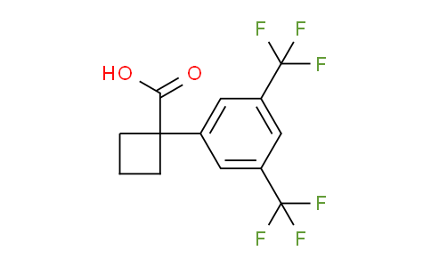 CAS No. 1260831-98-8, 1-[3,5-Bis(trifluoromethyl)phenyl]cyclobutanecarboxylic Acid