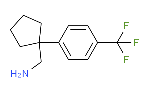 CAS No. 1260837-31-7, 1-[4-(Trifluoromethyl)phenyl]cyclopentanemethanamine