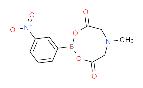 CAS No. 1311484-45-3, 2-(3-Nitrophenyl)-6-methyl-1,3,6,2-dioxazaborocane-4,8-dione