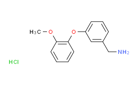 CAS No. 1171099-72-1, 3-(2-METHOXYPHENOXY)BENZYLAMINE HCL