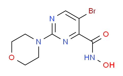 CAS No. 1706432-39-4, 5-Bromo-N-hydroxy-2-morpholinopyrimidine-4-carboxamide