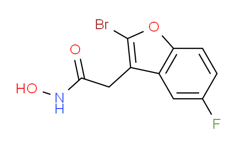 CAS No. 1706440-36-9, 2-(2-Bromo-5-fluorobenzofuran-3-yl)-N-hydroxyacetamide