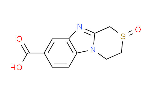 CAS No. 1706445-96-6, 3,4-Dihydro-1H-benzo[4,5]imidazo[2,1-c][1,4]thiazine-8-carboxylic acid 2-oxide