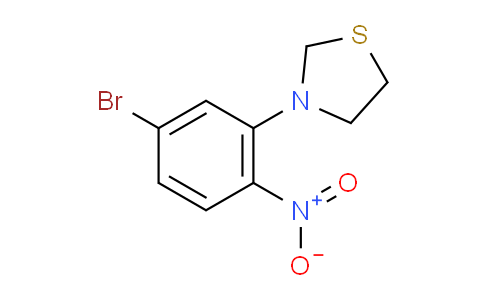 CAS No. 1707365-54-5, 3-(5-Bromo-2-nitrophenyl)thiazolidine