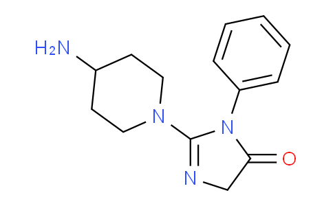 CAS No. 1707375-68-5, 2-(4-Aminopiperidin-1-yl)-1-phenyl-1H-imidazol-5(4H)-one
