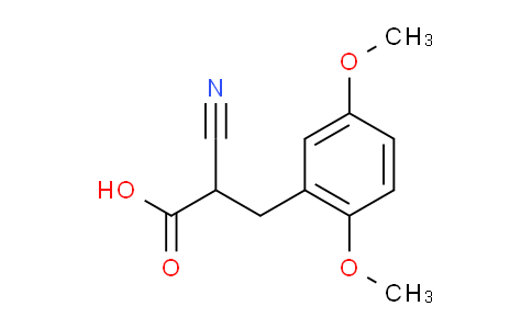 CAS No. 1082461-69-5, 2-Cyano-3-(2,5-dimethoxyphenyl)propionic Acid