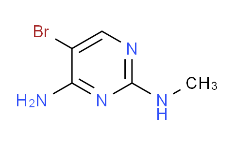 CAS No. 1074-49-3, 5-Bromo-N2-methyl-2,4-pyrimidinediamine