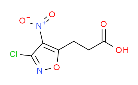 CAS No. 1035843-19-6, 3-(3-Chloro-4-nitroisoxazol-5-yl)propanoic acid