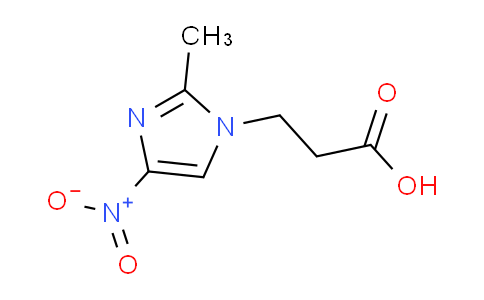 CAS No. 16935-04-9, 3-(2-Methyl-4-nitro-1H-imidazol-1-yl)propanoic acid