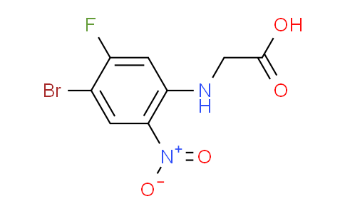 CAS No. 170098-95-0, 2-[(4-Bromo-5-fluoro-2-nitrophenyl)amino]acetic Acid