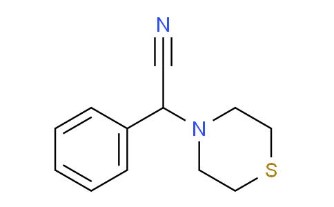 CAS No. 128407-23-8, 2-Phenyl-2-thiomorpholinoacetonitrile