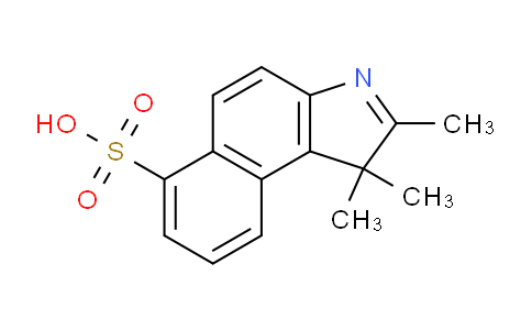 CAS No. 146384-40-9, 1,1,2-Trimethyl-1H-benzo[e]indole-6-sulfonic acid