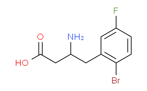 CAS No. 1391071-47-8, 3-Amino-4-(2-bromo-5-fluorophenyl)butyric Acid