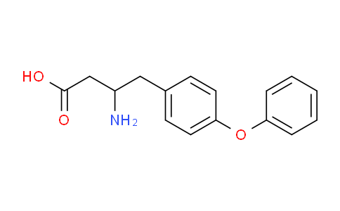 CAS No. 1391292-14-0, 3-Amino-4-(4-phenoxyphenyl)butyric Acid