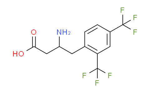 CAS No. 1391330-63-4, 3-Amino-4-[2,4-bis(trifluoromethyl)phenyl]butyric Acid