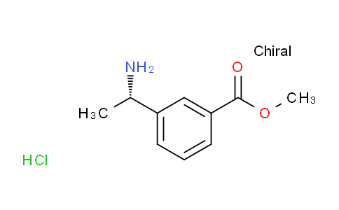 CAS No. 1391439-19-2, (S)-Methyl 3-(1-aminoethyl)benzoate hydrochloride