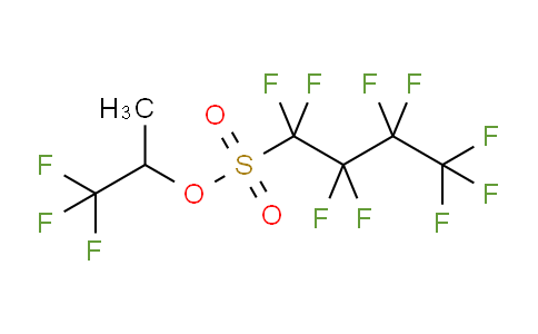 CAS No. 118334-94-4, 1,1,1-Trifluoropropan-2-yl 1,1,2,2,3,3,4,4,4-nonafluorobutane-1-sulfonate
