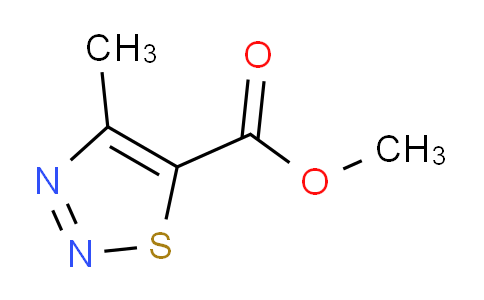 CAS No. 183298-93-3, Methyl 4-methyl-1,2,3-thiadiazole-5-carboxylate