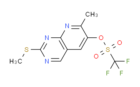 CAS No. 1454682-76-8, 7-Methyl-2-(methylthio)pyrido[2,3-d]pyrimidin-6-yl trifluoromethanesulfonate