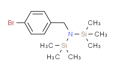 CAS No. 153204-92-3, N-(4-Bromobenzyl)-1,1,1-trimethyl-N-(trimethylsilyl)silanamine