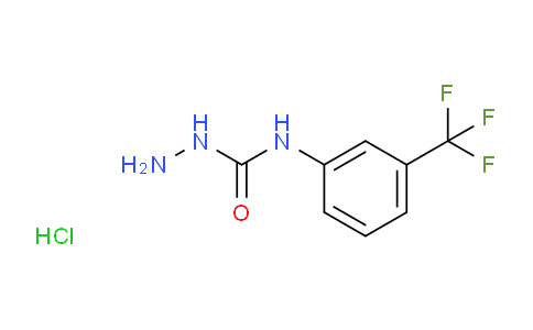 CAS No. 153513-69-0, N-(3-(Trifluoromethyl)phenyl)hydrazinecarboxamide hydrochloride