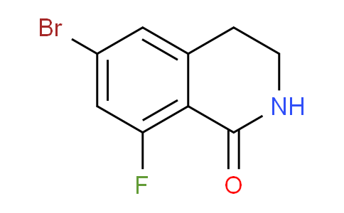 CAS No. 1242157-15-8, 6-Bromo-8-fluoro-3,4-dihydroisoquinolin-1(2H)-one