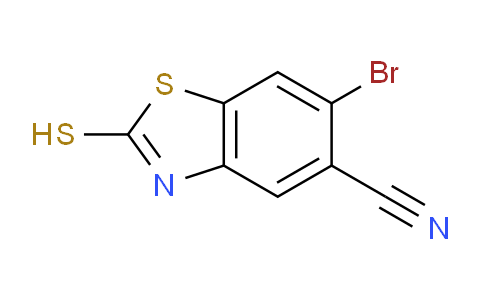 CAS No. 1242336-64-6, 6-Bromo-5-cyano-2-mercaptobenzothiazole