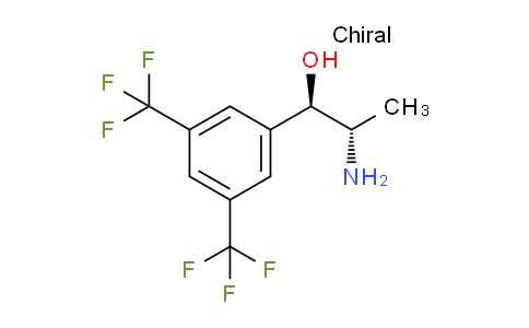 CAS No. 1152029-16-7, (1R,2S)-2-Amino-1-[3,5-bis(trifluoromethyl)phenyl]-1-propanol