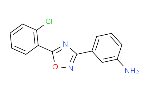 CAS No. 1154708-22-1, 3-[5-(2-Chlorophenyl)-1,2,4-oxadiazol-3-yl]aniline