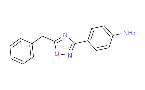 CAS No. 1155526-58-1, 4-(5-Benzyl-1,2,4-oxadiazol-3-yl)aniline