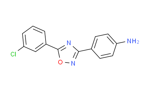 CAS No. 1156397-94-2, 4-[5-(3-Chlorophenyl)-1,2,4-oxadiazol-3-yl]aniline
