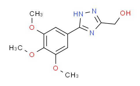 CAS No. 1547375-80-3, (5-(3,4,5-Trimethoxyphenyl)-1H-1,2,4-triazol-3-yl)methanol
