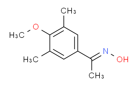CAS No. 154782-57-7, 4'-Methoxy-3',5'-dimethylacetophenone oxime