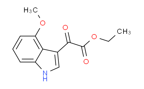 CAS No. 1549289-55-5, Ethyl 2-(4-Methoxy-3-indolyl)-2-oxoacetate