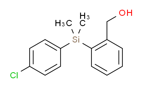 CAS No. 1217863-25-6, {2-[(4-Chloro-phenyl)-dimethyl-silanyl]-phenyl}-methanol