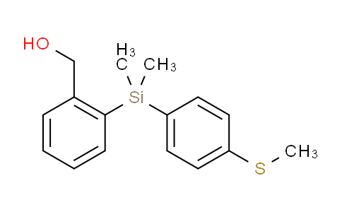 CAS No. 1217863-50-7, {2-[Dimethyl-(4-methylsulfanyl-phenyl)-silanyl]-phenyl}-methanol