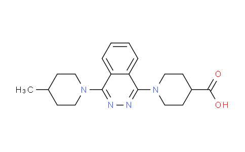CAS No. 1355196-37-0, 1-(4-(4-Methylpiperidin-1-yl)phthalazin-1-yl)piperidine-4-carboxylic acid